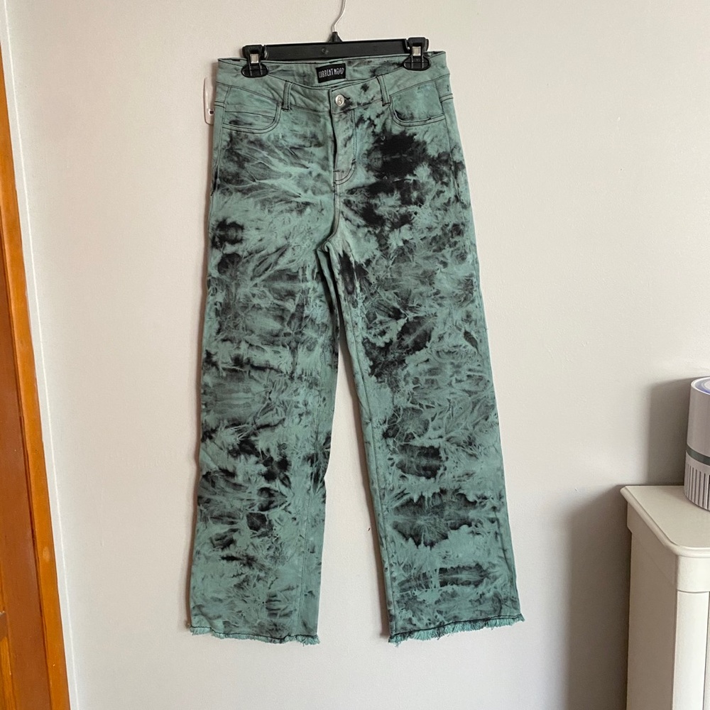 Distressed jeans
